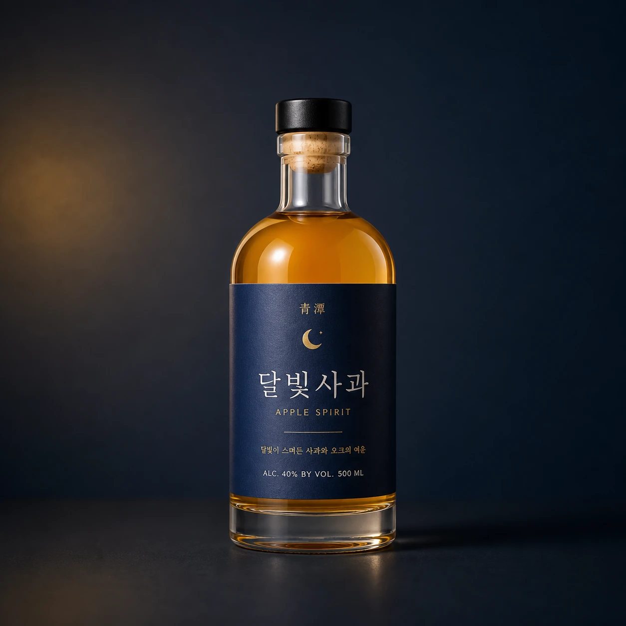 달빛사과 500ml 병 제품 사진